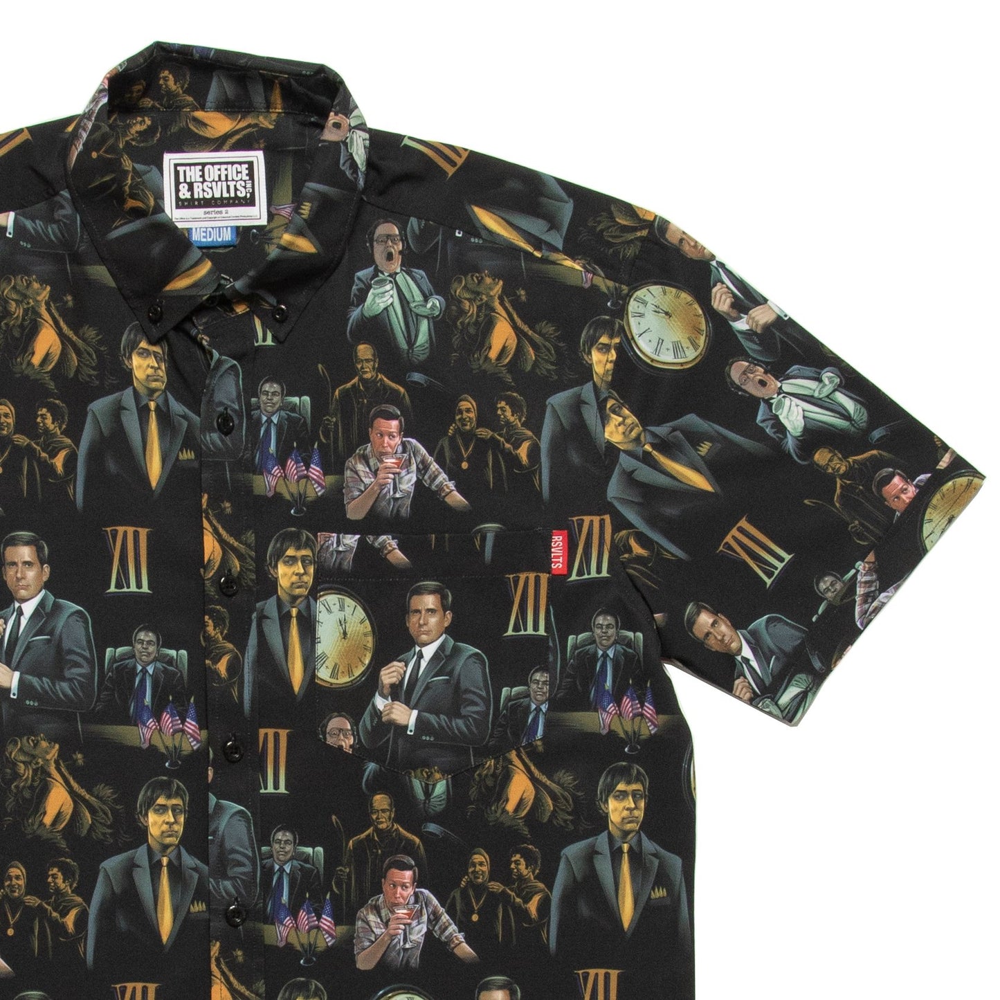 The Office "Threat Level Midnight" Button Down Shirt