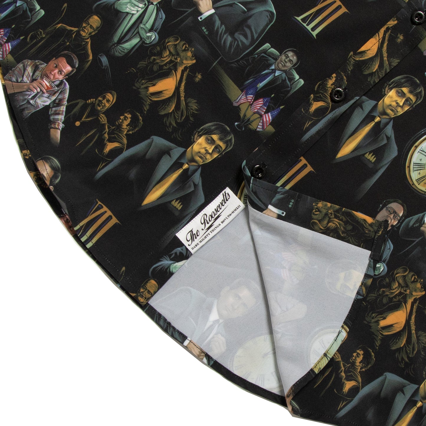 The Office "Threat Level Midnight" Button Down Shirt