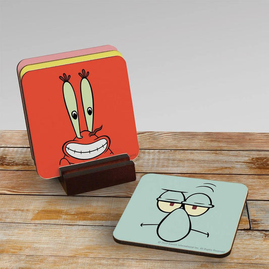 SpongeBob SquarePants Character Coasters - Set of 4 - SpongeBob SquarePants Official Shop-3