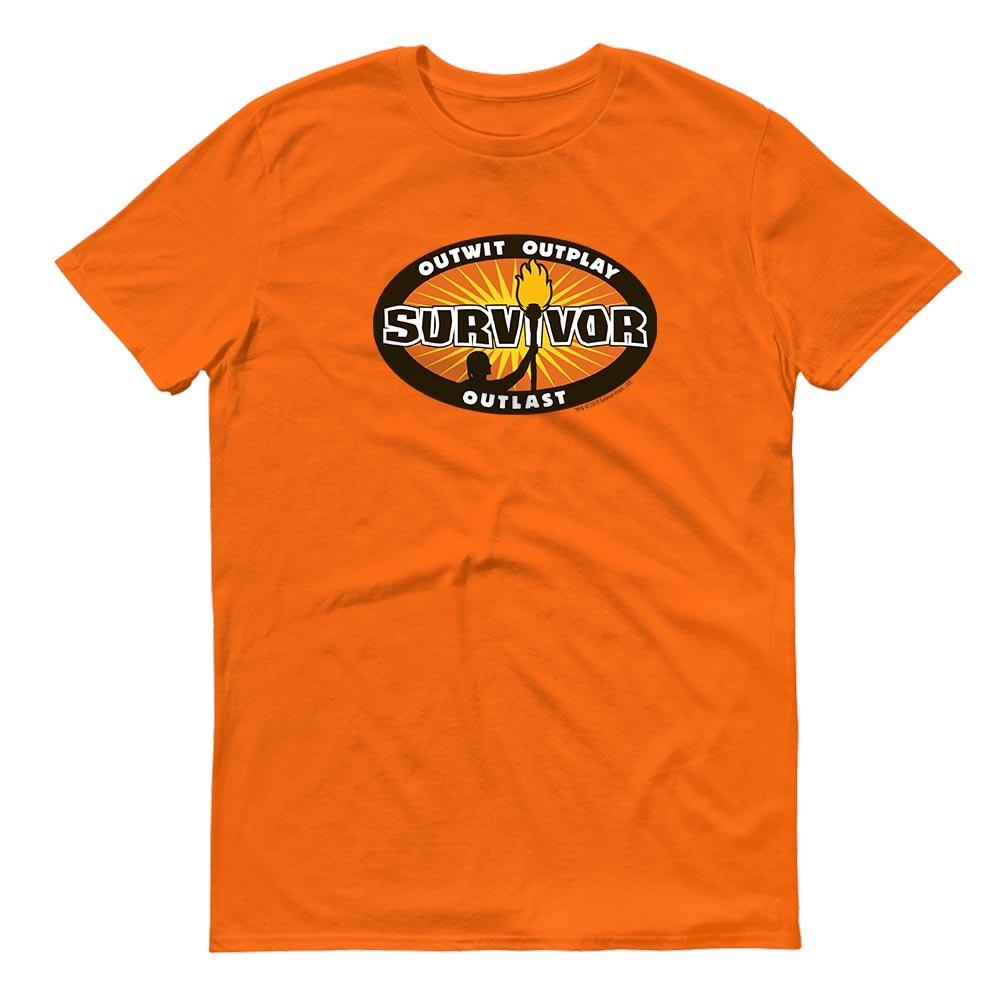 Survivor Outwit, Outplay, Outlast Logo Adult Short Sleeve T-Shirt