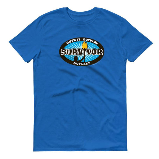 Survivor Outwit, Outplay, Outlast Logo Adult Short Sleeve T-Shirt-3