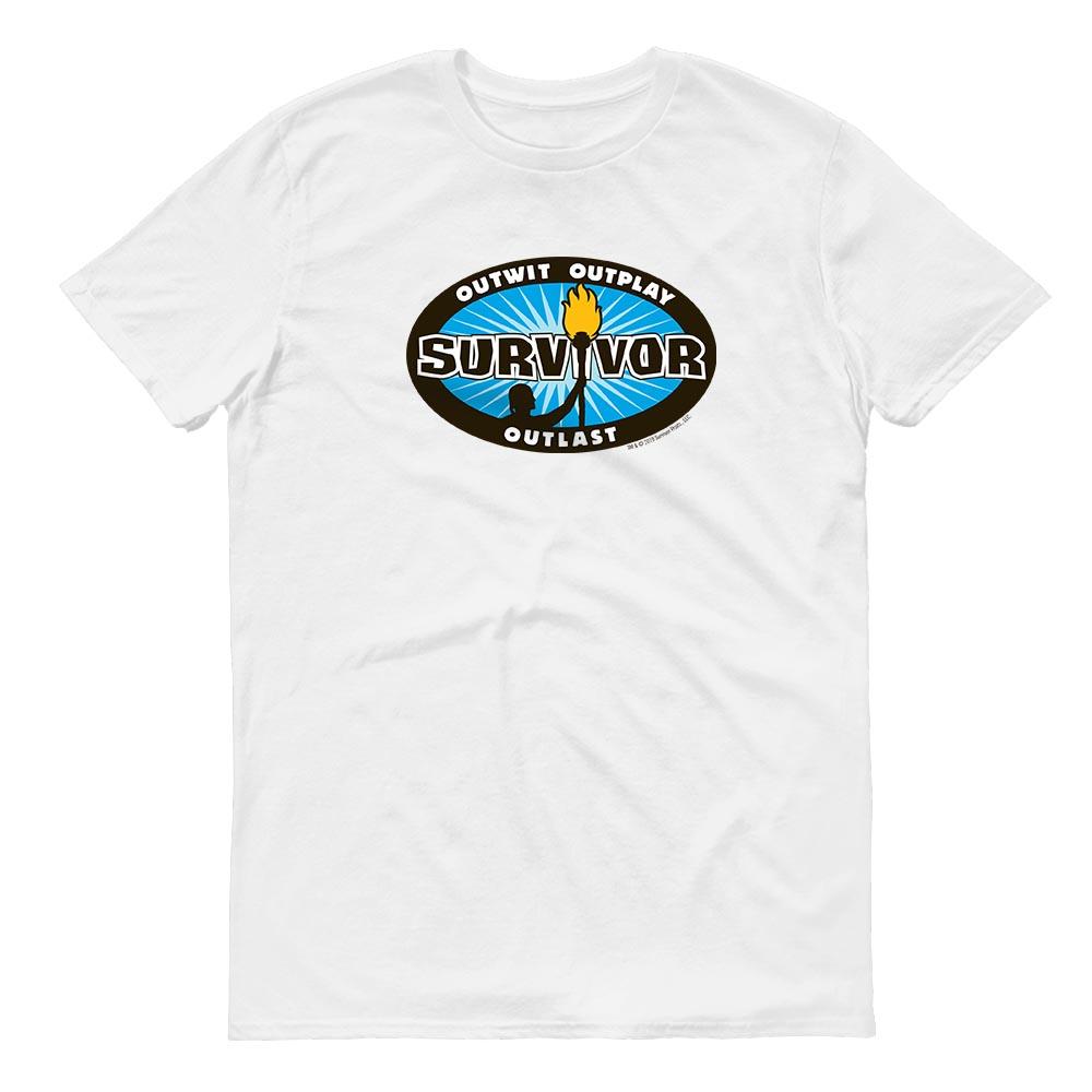 Survivor Outwit, Outplay, Outlast Logo Adult Short Sleeve T-Shirt