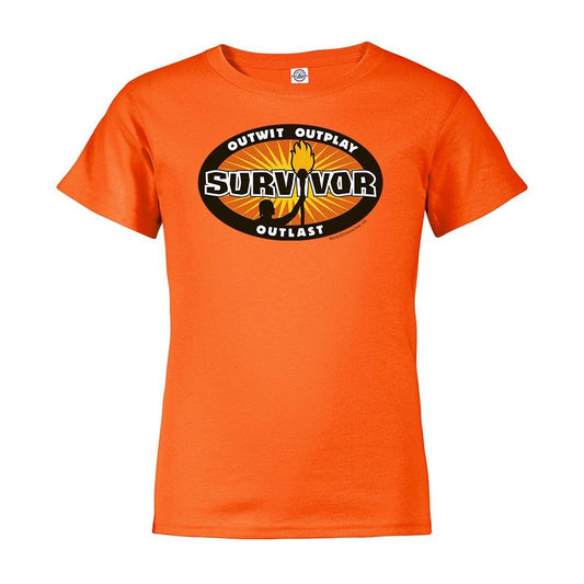 Survivor Outwit, Outplay, Outlast Logo Kids/Toddler Short Sleeve T-Shirt-2