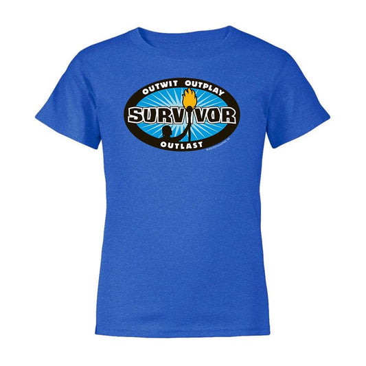 Survivor Outwit, Outplay, Outlast Logo Kids/Toddler Short Sleeve T-Shirt-1