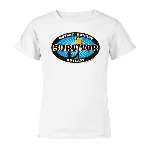 Survivor Outwit, Outplay, Outlast Logo Kids/Toddler Short Sleeve T-Shirt-0