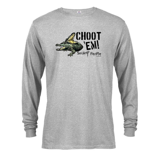 Swamp People "Choot 'Em!" Long Sleeve T-Shirt-3