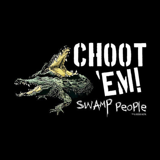 Swamp People "Choot 'Em!" Long Sleeve T-Shirt-1