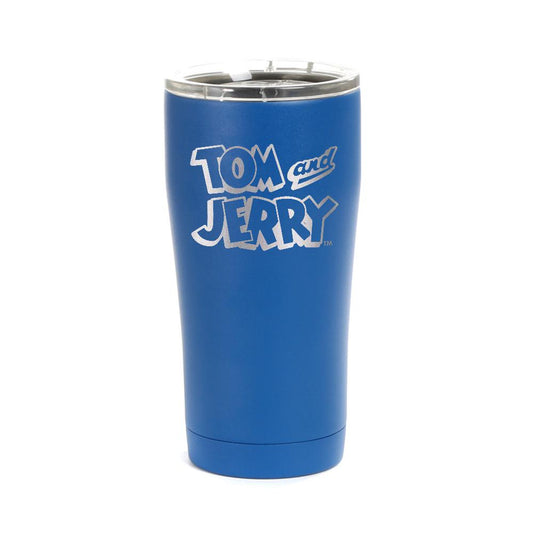 Tom and Jerry BW Logo Laser Engraved SIC Tumbler-5