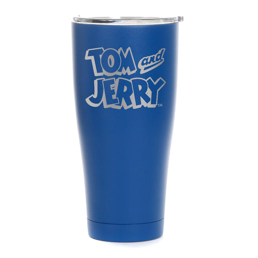 Tom and Jerry BW Logo Laser Engraved SIC Tumbler-4