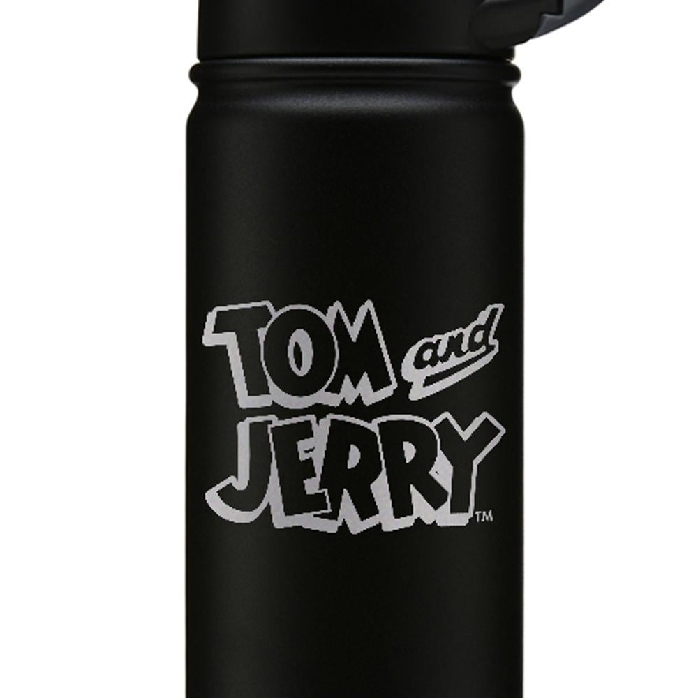 Tom and Jerry BW Logo Laser Engraved SIC Water Bottle