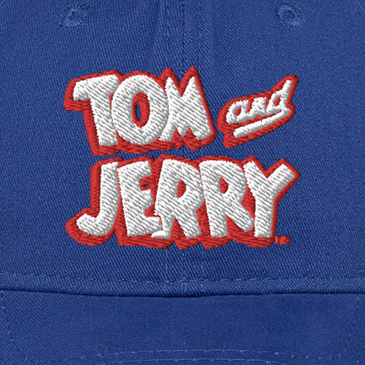 Tom and Jerry BW Logo Embroidered Hat-1