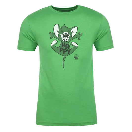 Tom and Jerry Happy! Adult Short Sleeve T-Shirt