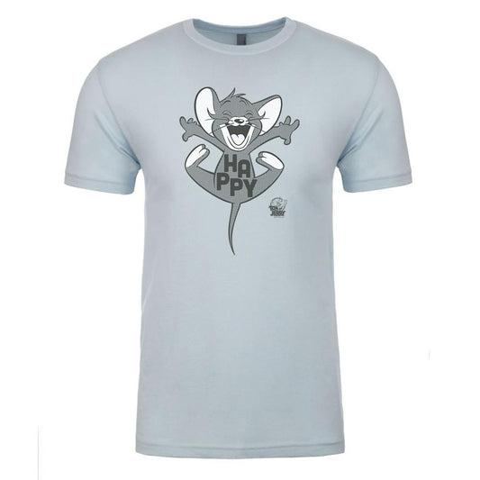 Tom and Jerry Happy! Adult Short Sleeve T-Shirt-3