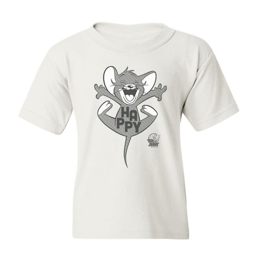 Tom and Jerry Happy! Kids Short Sleeve T-Shirt-2