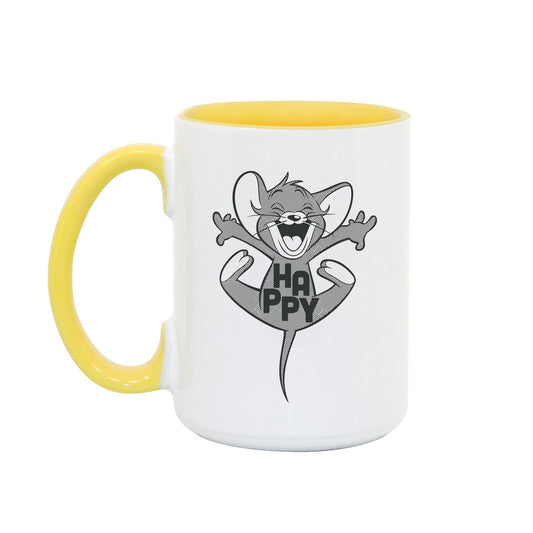 Tom and Jerry Happy! Two-Tone Mug-7