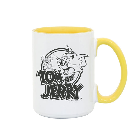 Tom and Jerry Happy! Two-Tone Mug-8