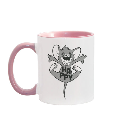 Tom and Jerry Happy! Two-Tone Mug-5