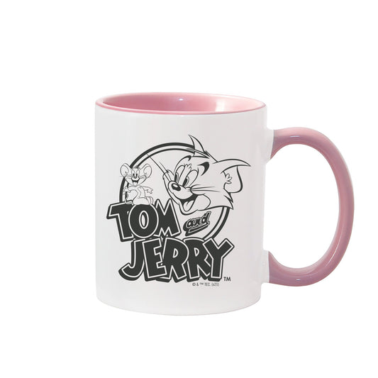 Tom and Jerry Happy! Two-Tone Mug-6