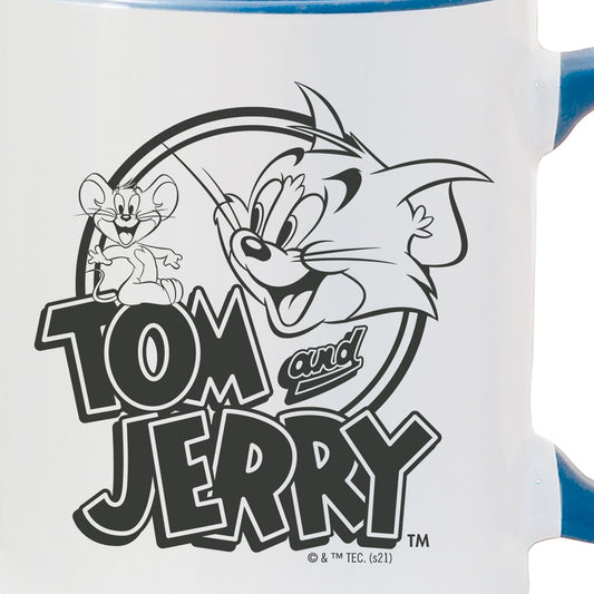 Tom and Jerry Happy! Two-Tone Mug-1