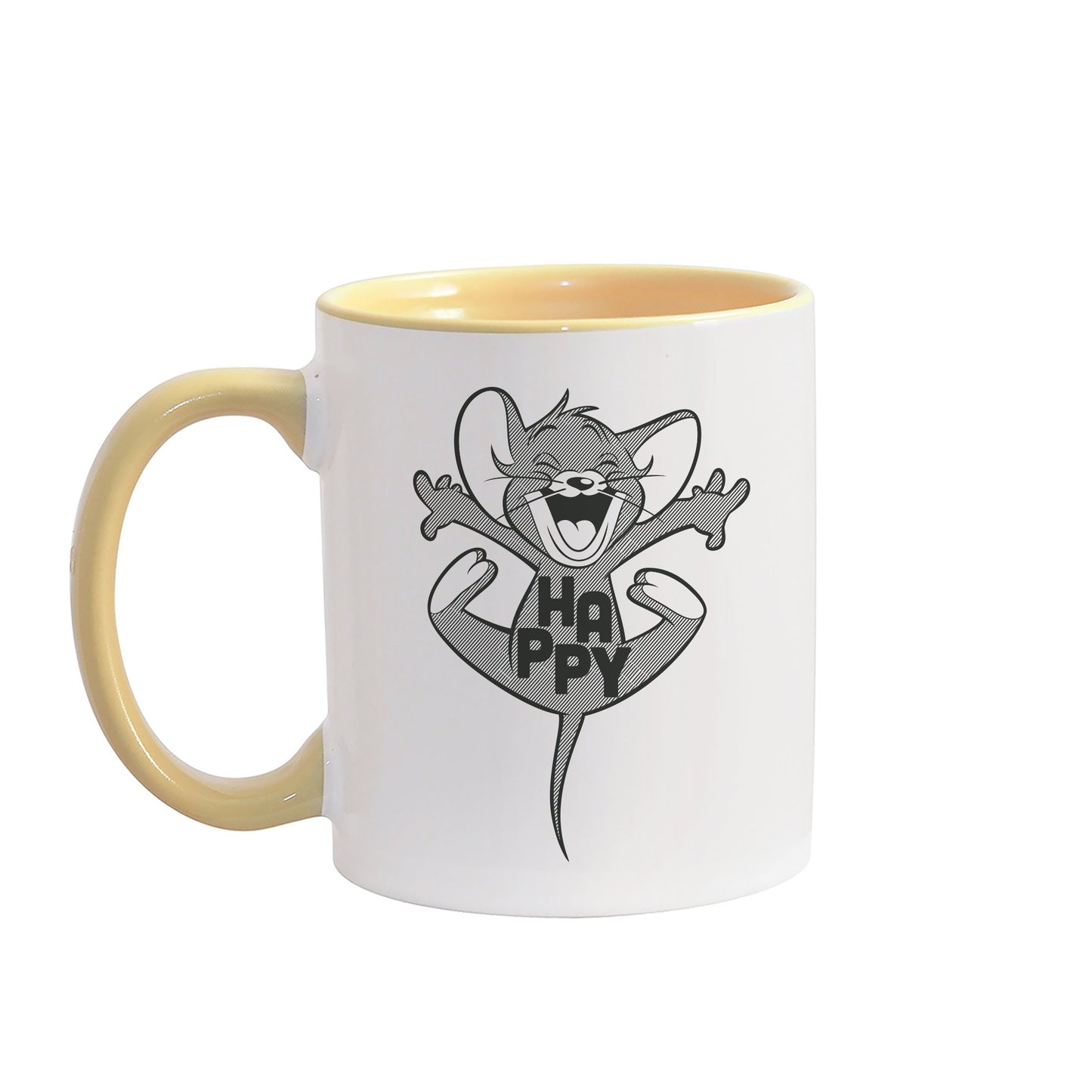 Tom and Jerry Happy! Two-Tone Mug