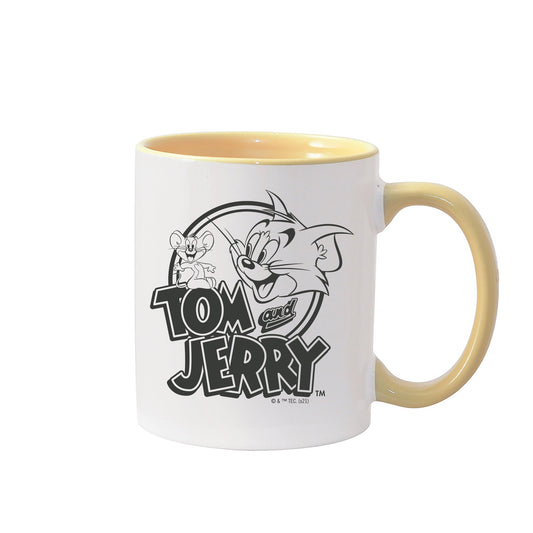 Tom and Jerry Happy! Two-Tone Mug-4