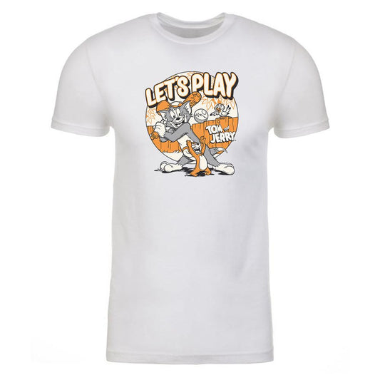 Tom and Jerry Let's Play Adult Short Sleeve T-Shirt-7