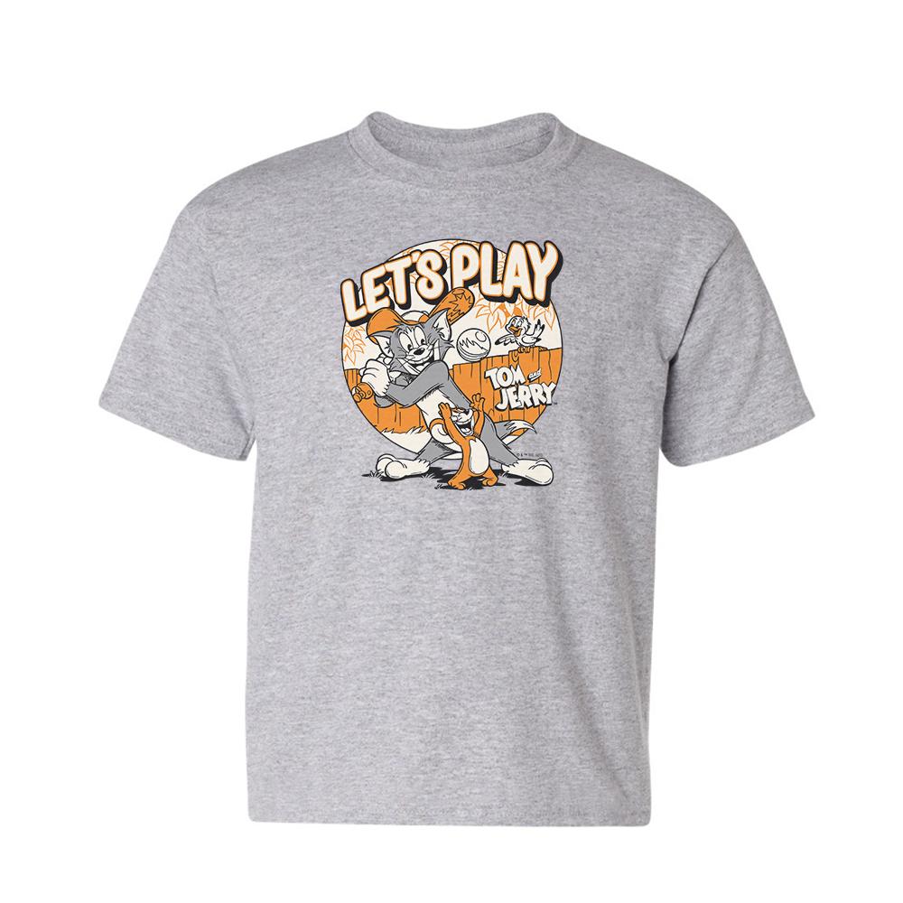 Tom and Jerry Let's Play Kids Short Sleeve T-Shirt