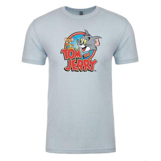 Tom and Jerry Logo Adult Short Sleeve T-Shirt-3