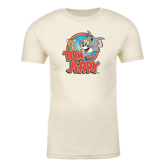 Tom and Jerry Logo Adult Short Sleeve T-Shirt-5