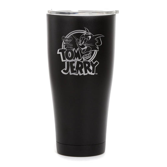 Tom and Jerry Logo Laser Engraved SIC Tumbler-3