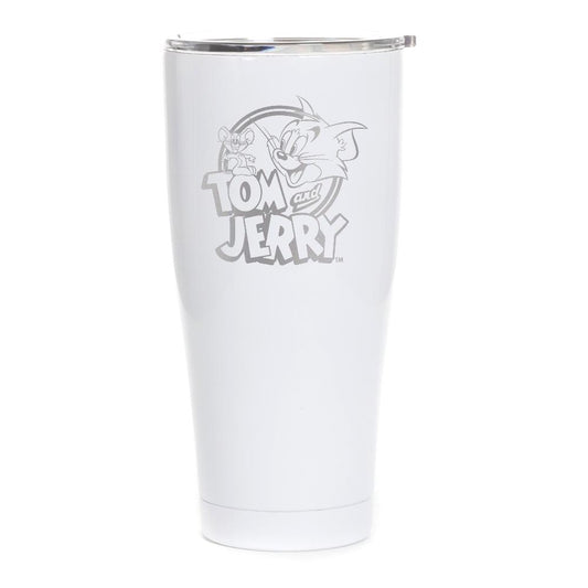 Tom and Jerry Logo Laser Engraved SIC Tumbler-5