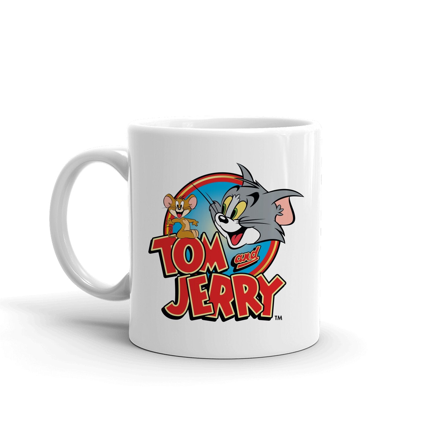 Tom & Jerry Logo White Mug