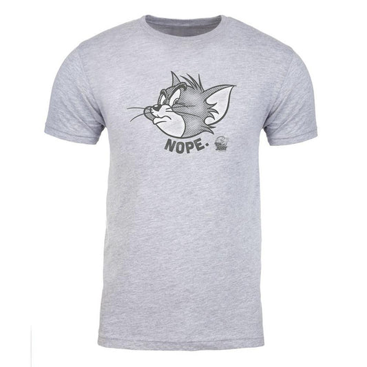 Tom and Jerry Nope. Adult Short Sleeve T-Shirt-3