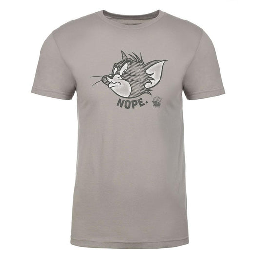 Tom and Jerry Nope. Adult Short Sleeve T-Shirt-5