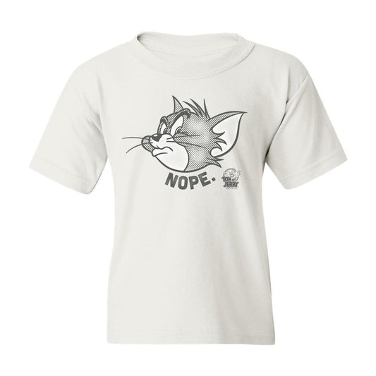 Tom and Jerry Nope. Kids Short Sleeve T-Shirt-2