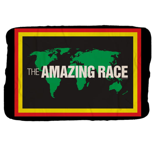 The Amazing Race Pit Stop Sherpa Blanket | Official CBS Entertainment Store-1