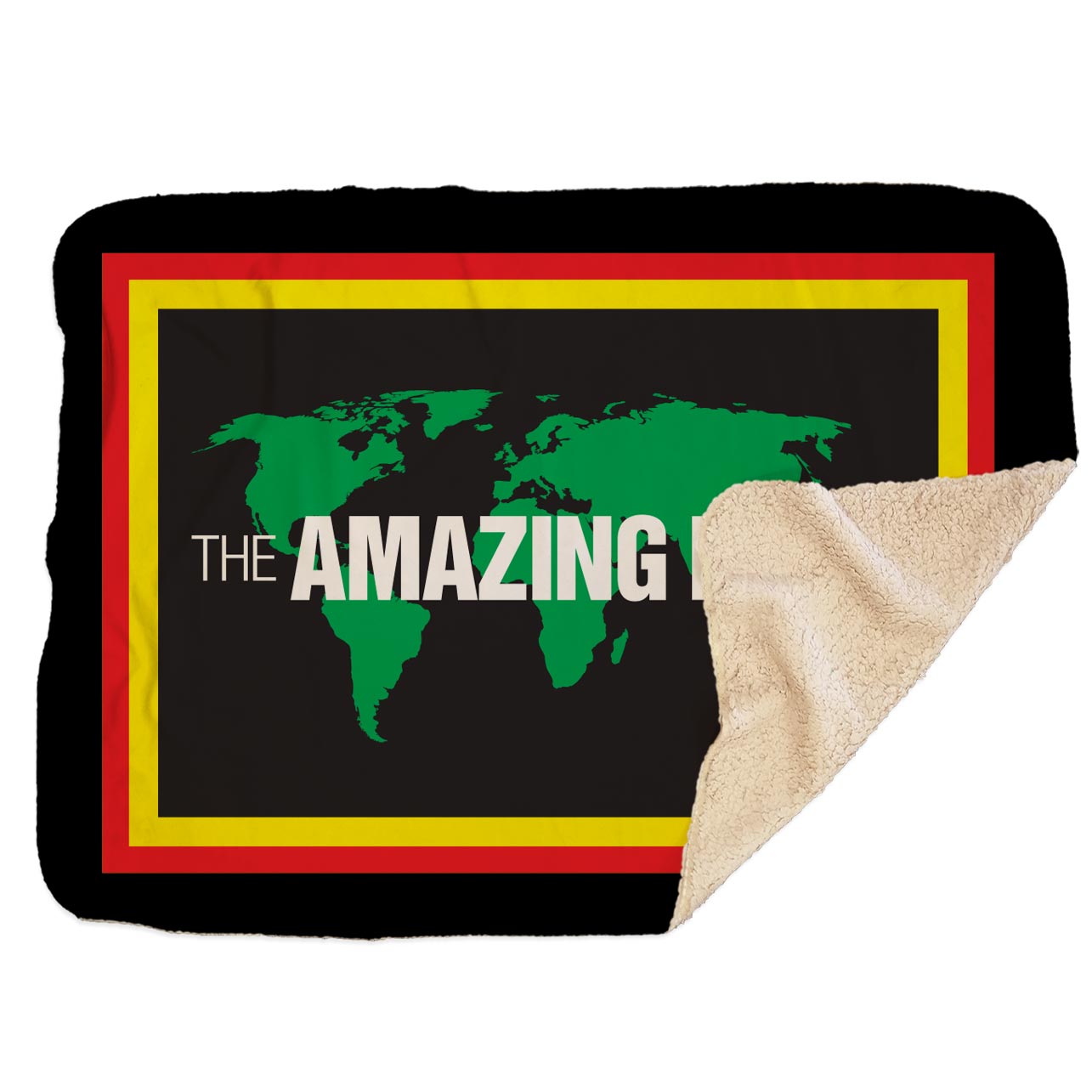 The Amazing Race Pit Stop Sherpa Blanket | Official CBS Entertainment Store