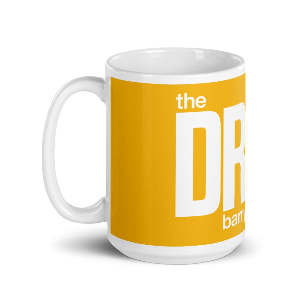 The Drew Barrymore Show Block Logo White Mug | Official CBS Entertainment Store