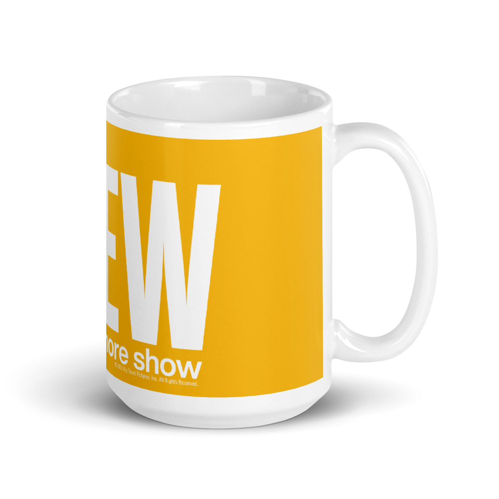 The Drew Barrymore Show Block Logo White Mug | Official CBS Entertainment Store