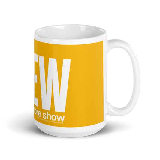 The Drew Barrymore Show Block Logo White Mug | Official CBS Entertainment Store-5