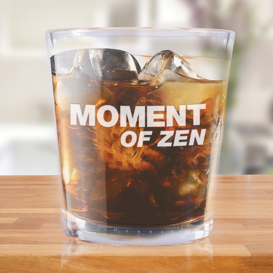 The Daily Show with Trevor Noah Moment of Zen Laser Engraved Rocks Glass-0