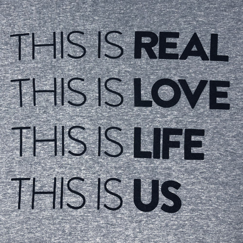 This Is Us Love, Life, Us Tee