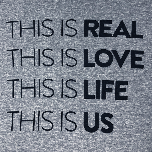 This Is Us Love, Life, Us Tee-1