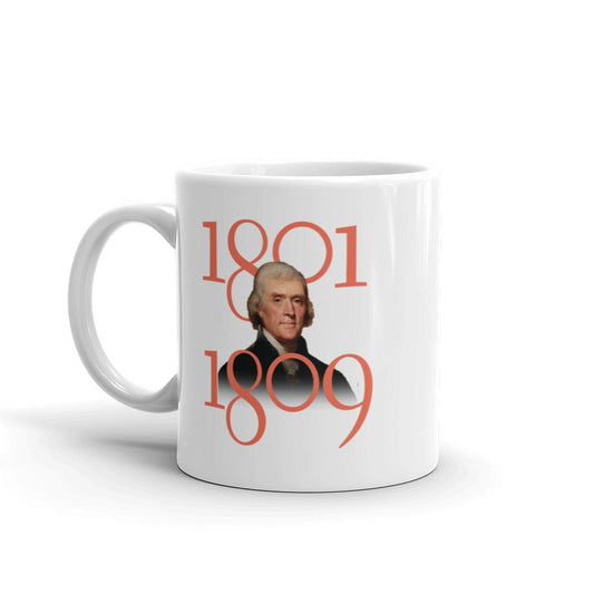 HISTORY Collection Thomas Jefferson Despotism to Liberty White Mug-0