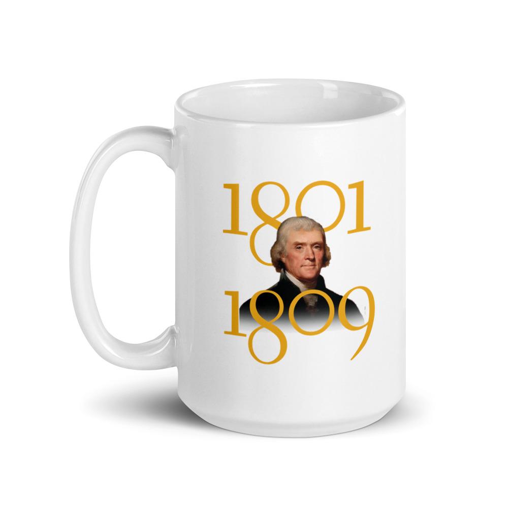 Thomas Jefferson Laws Made By Common Consent White Mug