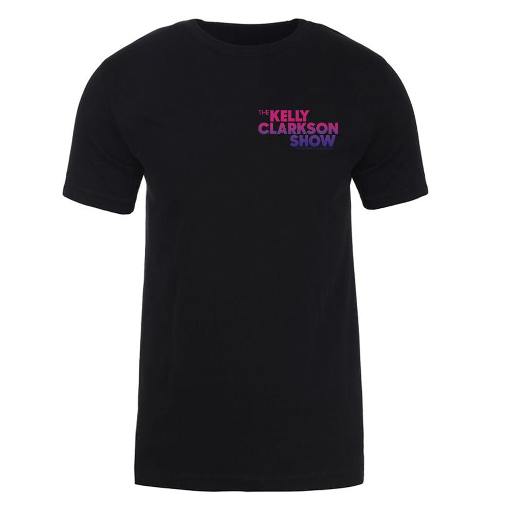 The Kelly Clarkson Show Multi-Color Left Chest Logo Adult Short Sleeve T-Shirt