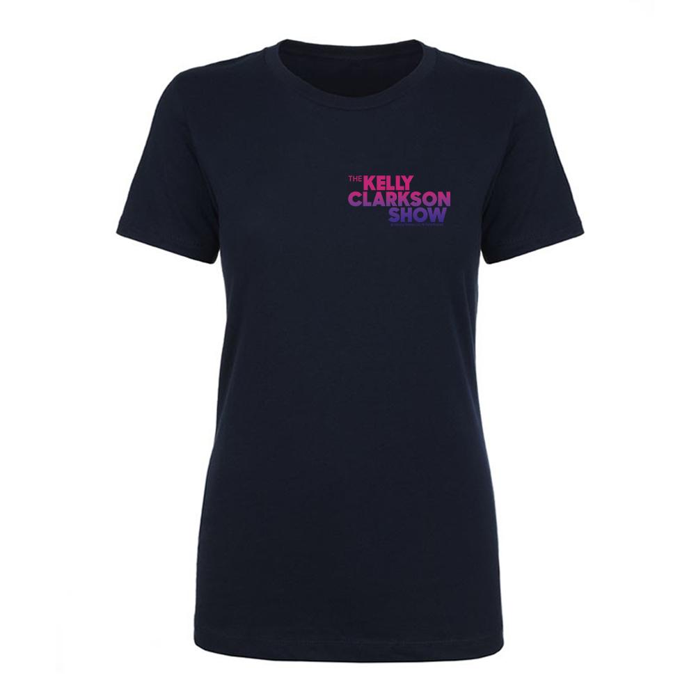 The Kelly Clarkson Show Multi-Color Logo Left Chest Women's Short Sleeve T-Shirt