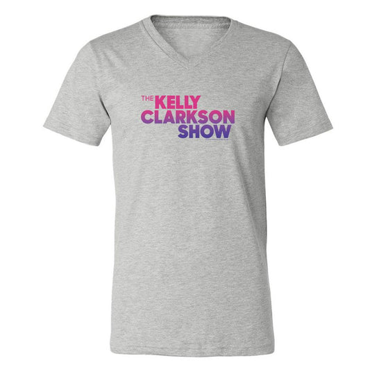 The Kelly Clarkson Show Multi-Color Logo Adult V-Neck T-Shirt-0