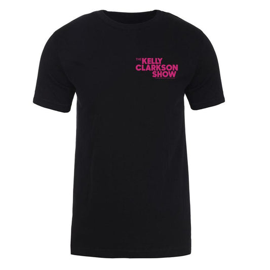 The Kelly Clarkson Show Pink Color Left Chest Logo Adult Short Sleeve T-Shirt-0