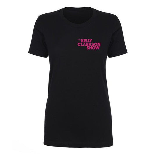 The Kelly Clarkson Show Single Color Left Chest Logo Women's Short Sleeve T-Shirt-1